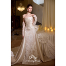 法式 缎面高级感轻奢气质迎宾出门纱旅拍敬酒服 轻婚纱新娘2025新款