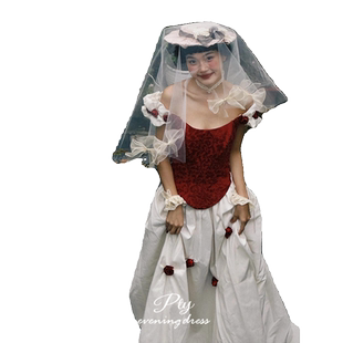 新娘敬酒服高端轻奢小众法式油画风订婚礼服裙宴会气质晨袍高级感