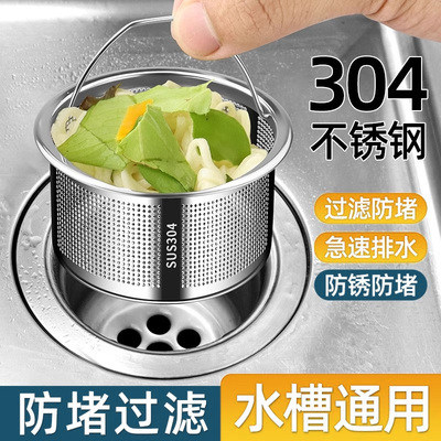 【不锈钢】水槽过滤网防堵过滤