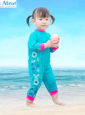 Splash About婴儿游泳衣连体防晒男女儿童小童可爱宝宝2021年新款