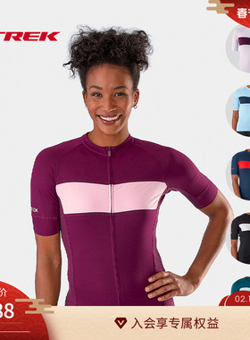 TREK崔克Circuit LTD女式轻薄速干透气修身防晒短袖骑行服