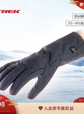 TREK崔克Circuit保暖舒适耐磨缓震防水冬天自行车全指骑行手套