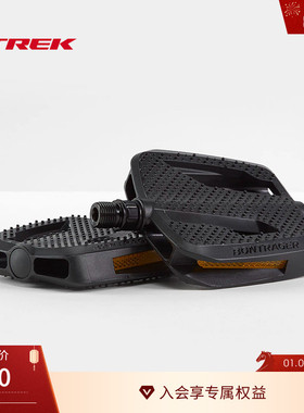 TREK崔克Bontrager防滑耐磨安全反光铬轴自行车脚踏/平踏