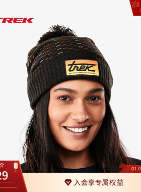 TREK崔克Sunset Script Beanie柔软舒适时尚保暖绒毛针织帽