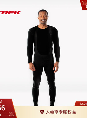 TREK崔克Circuit Softshell防风防水缓震保暖透气软壳骑行背带裤