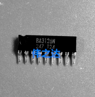 BA3126N双声道磁头开关收录机集成电路原装进口拆机