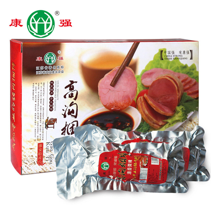 江苏康强捆蹄微辣400g礼盒装卤猪肉美食真空包装淮安涟水高沟特产