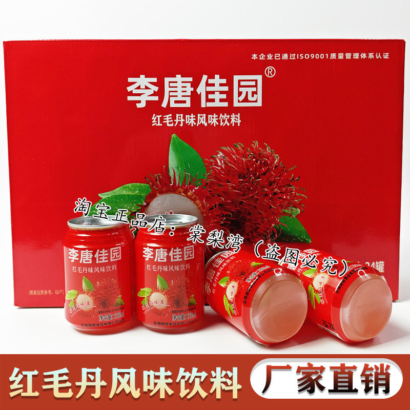 红毛丹风味饮料饮料罐装整箱批发