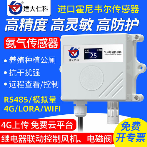 建大仁科氨气传感器变送器高精度