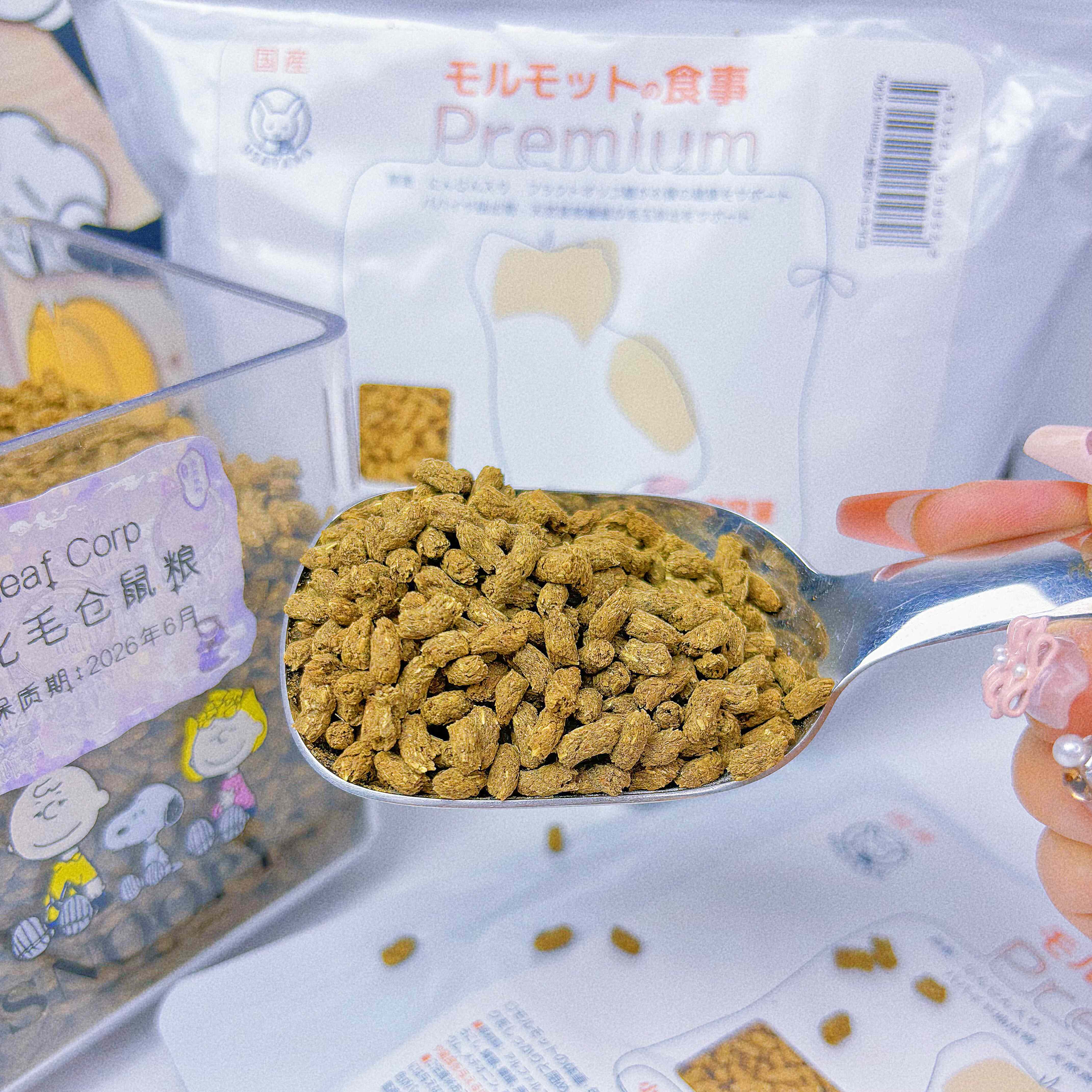 仓鼠化毛粮食宠物金丝熊兔兔