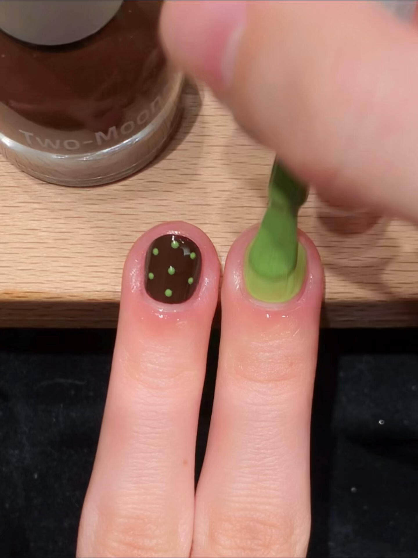 罗勒青柠、秋冬ins风果绿撞色波点美甲：S352热可可S492罗勒青柠,彩妆/香水/美妆工具,指甲油,淘宝优惠券,粉丝福利购,淘宝优惠卷