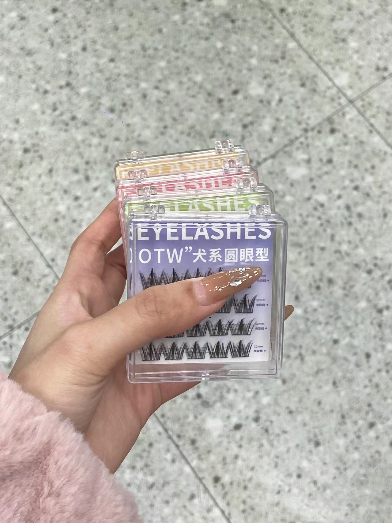 周末短途旅游带它赢麻了呢！假睫毛便携旅行装小恶魔太阳花分段式