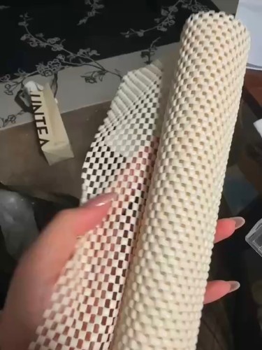 超绝甲油胶收纳！可裁剪防滑网床单防滑垫沙发垫家用抽屉厨房橱柜