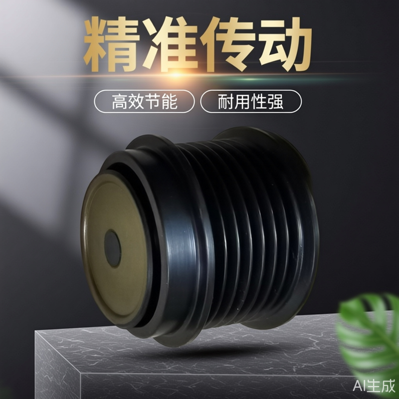 适用丰RAV4凯美瑞锐志皇冠发电机皮带轮单向轮7PK 27415-0W040