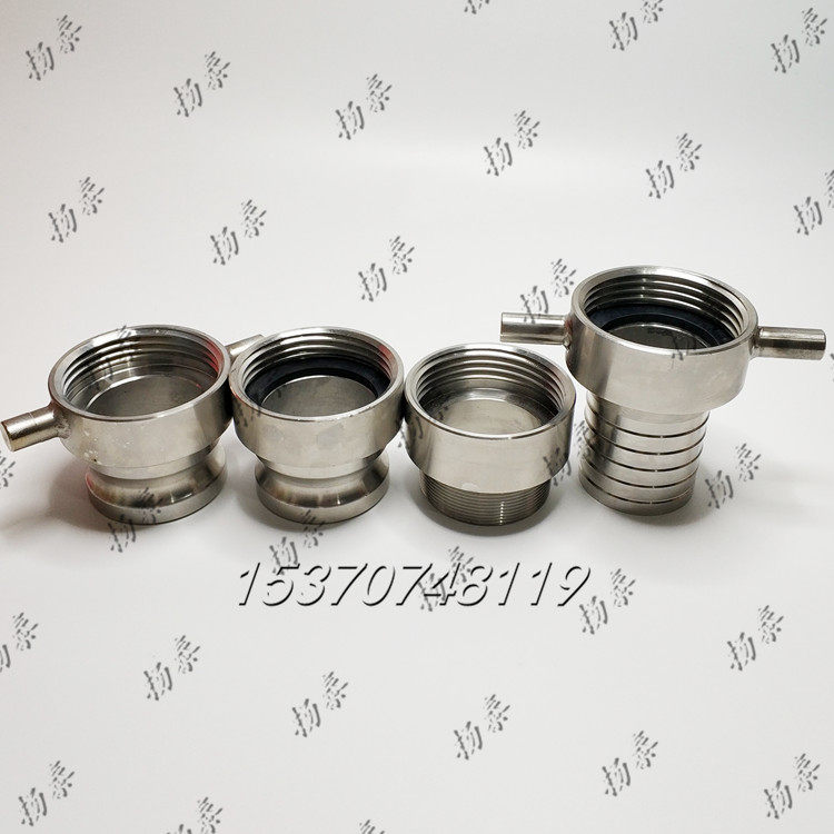 东发v20v52手抬机动消防泵接口吸水进水管接口日式粗牙转换接口