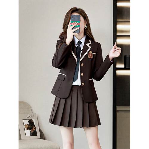 学院风西装外套女春秋202