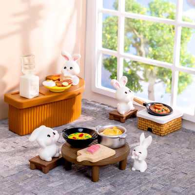 微景观创意仿真厨房道具食物模型diy娃娃屋装饰品迷你树脂小摆件