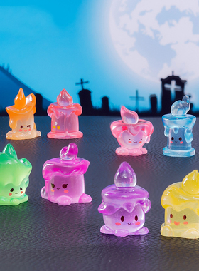 微景观简约现代创意可爱发夜光蜡烛宝宝 DIY装饰品桌面迷你小摆件