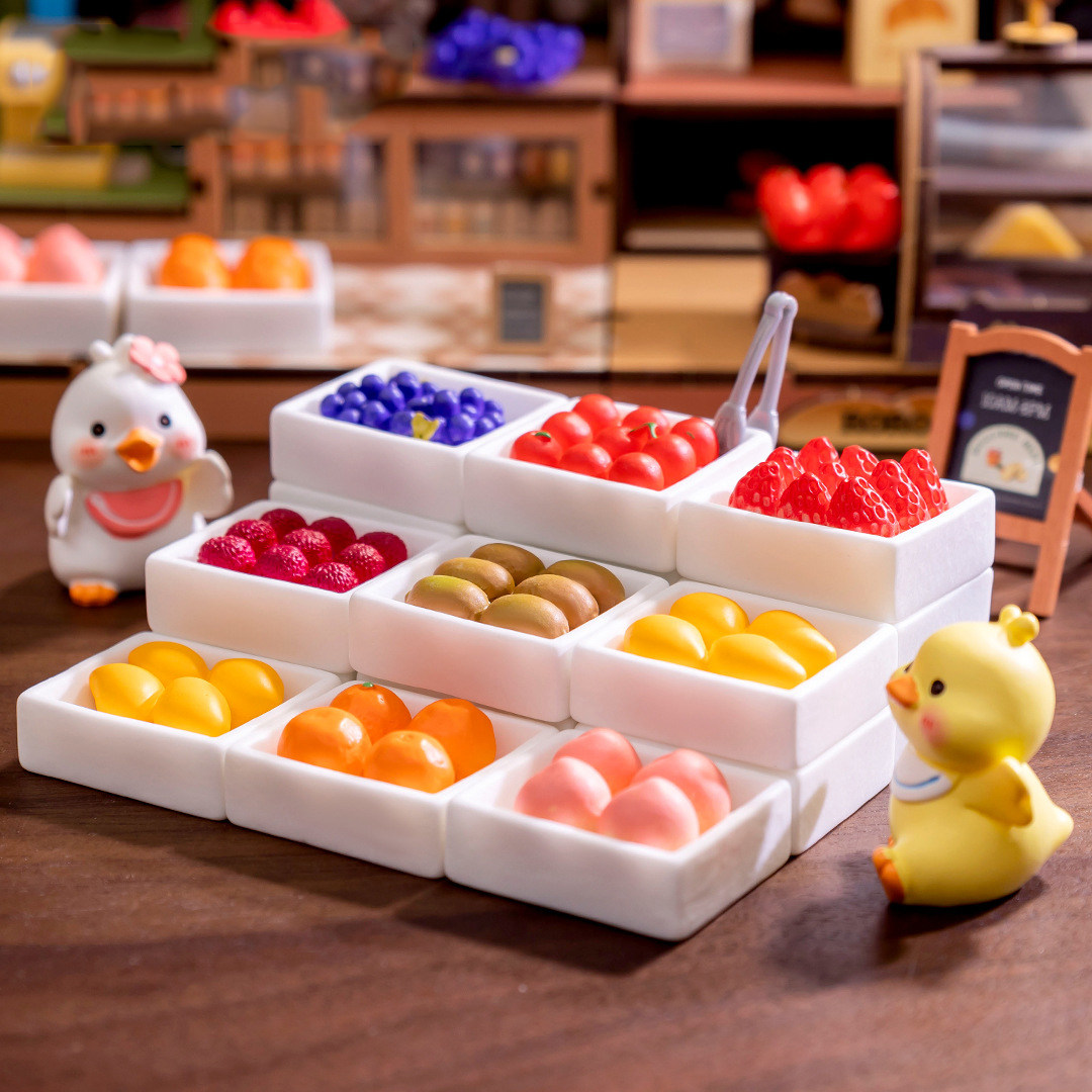 微景观创意仿真水果樱桃杨梅芒果草莓娃娃屋 DIY装饰品树脂小摆件,家居饰品,装饰摆件,淘宝优惠券,粉丝福利购,淘宝优惠卷