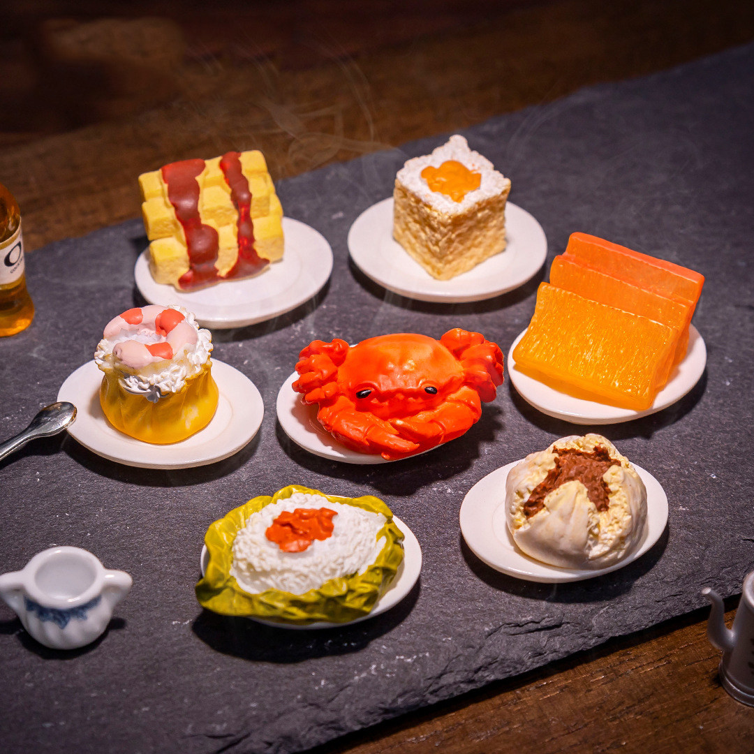 微景观简约现代广式早餐虾仁干蒸红米肠仿真食玩 DIY饰品迷你摆件,家居饰品,装饰摆件,淘宝优惠券,粉丝福利购,淘宝优惠卷