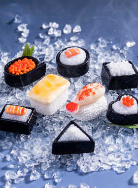 微景观简约现代创意迷你寿司系列仿真食玩 DIY装饰品微缩场景摆件
