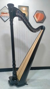 新款 悦之音竖琴40弦专业考级演出罗马柱拌键竖琴乐器