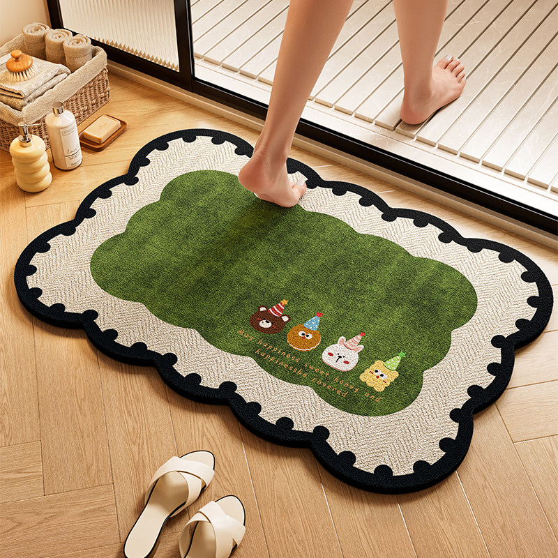 浴室卫生间进门脚垫防滑垫吸水速干2025新款地垫子洗漱台耐脏地毯,居家布艺,家用脚垫,淘宝优惠券,粉丝福利购,淘宝优惠卷