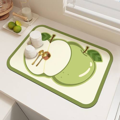 厨房台面垫硅藻泥吸水沥水垫