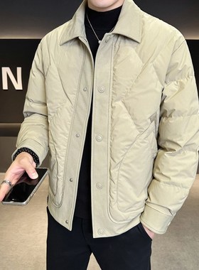 1404-2-BK202—P169高品质印花50绒棉衣潮流时尚简约休闲百搭1帅