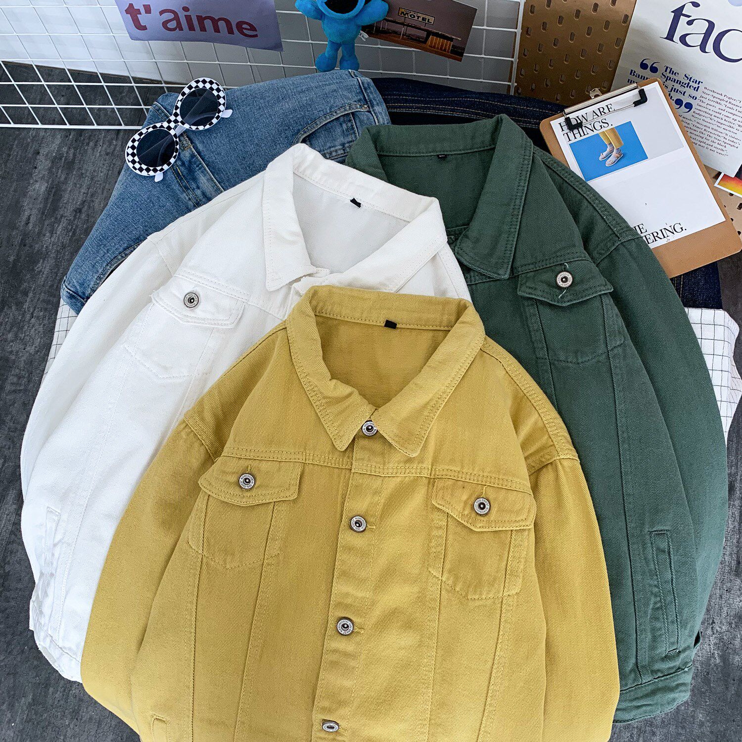 1404-3-S15-65-加厚P75男女平铺新款休闲精品牛仔夹克衫,男装夹克,星座1404-3