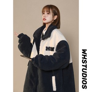 男女加厚羊羔毛 棉服 港风棉 休闲 外套1404-1-MY9369-P100图片