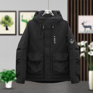 1404-326--p174--2025休闲宽松青少年百搭 防风 保暖羽绒服图片