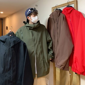 1404-1-9226-p75中性新款夹克百分百聚酯纤维港风中性外套薄图片