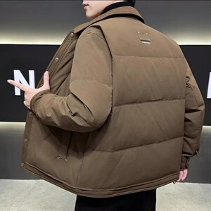 1404-2-AS205—P149 高品质印花50绒棉衣潮流时尚简约休闲百搭1帅图片
