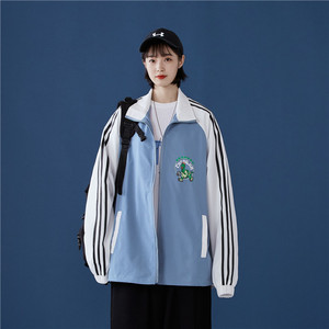 714-1-S611男生20女款中性外套日系精品男时尚休闲情侣夹克d