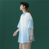 休闲男女装新品精品港风渐变衬衫中性1404-1-C29-p50，男装衬衫，星座1404-3