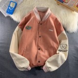 1404-1-S626-P90男女百搭新款港风夹克中性款外套休闲大码，男装夹克，星座1404-3