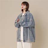 1404-3-S17-P75港风夹克牛仔外套高品质做工精细时尚休闲，男装夹克，星座1404-3