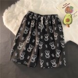 男女印花青少年1404-1-dk075腿裤子薄款短裤中裤运动裤潮，女装休闲裤，星座1404-3