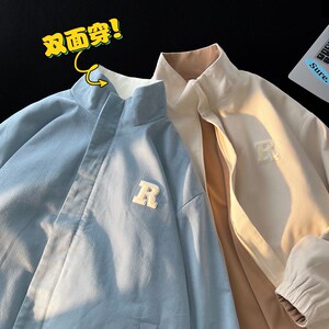 1404-1-93360-p90棒球服潮时尚休闲 两面穿 夹克图片