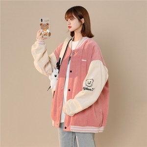 1404-1-S626-P75男女百搭 新款港风夹克中性 外套休闲大码图片