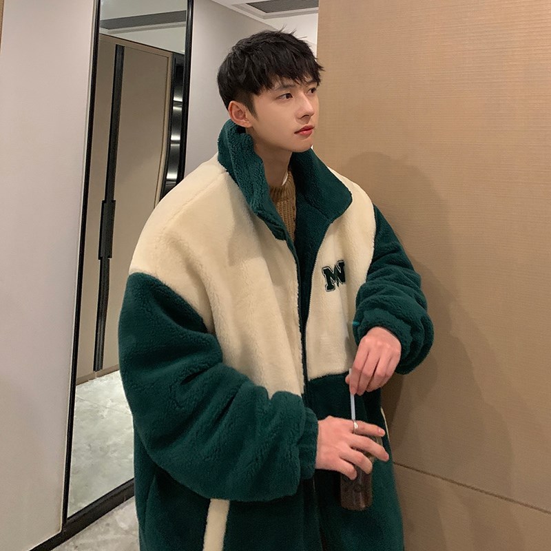 男女加厚棉服港风棉休闲外套羊羔毛1404-1-9177-P95，男装棉衣，星座1404-1