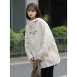 1404-1-9123p50中性新款百分百聚酯港风中性外套薄款，女装短外套，星座1404-1