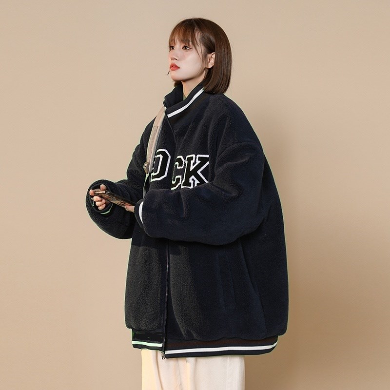 男女 加厚 羊羔毛 棉服 港风棉 休闲 外套1404-1-MY9370-P105，男装棉衣，星座1404-1