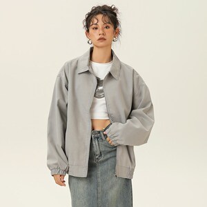 1404-1-96112-p80高品质棒球服潮流冲锋衣中性风外套休闲百搭图片