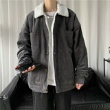 1404-3-M04-P90男装日系精致灯芯绒棉衣潮流男大码款潮，男装棉衣，星座1404-3