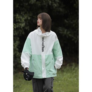 1404-3-9122-P80新款时尚青少年 潮流宽松连帽防晒衣--男女同款图片