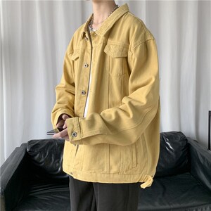 1404-2-S15-P65男女新款休闲 精品牛仔夹克衫款外套纯色图片
