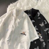 休闲男女装新品精品港风衬衣平铺风衬衫714-1-C33-p50，男装衬衫，星座1404-3