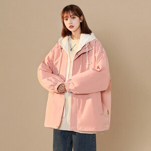 1404-3-S222-P75港风夹克外套纯棉高品质做工精细1,吉米 女装搭配批发图片